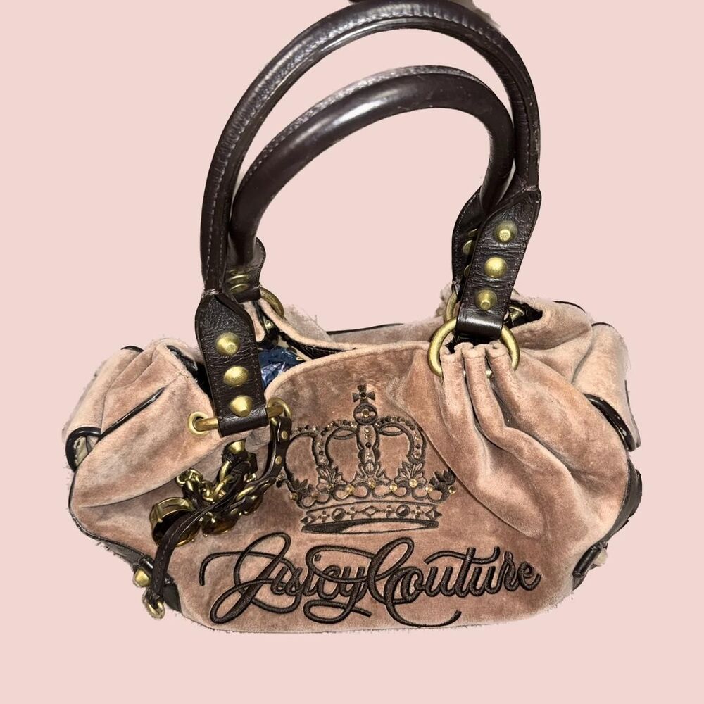 Juicy-couture Women's Brown and Tan Bag